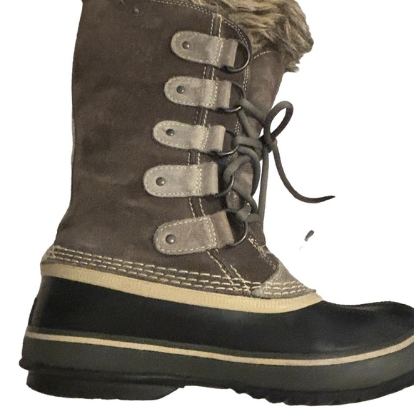 Sorel Joan of The Arctic Brown Winter boots Sz 7 - Picture 11 of 11